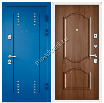Синие входные двери в квартиру SVK-12 - купить от производителя Мосдвери Синие входные двери в квартиру SVK-12