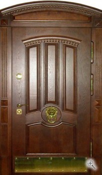 Входная арочная дверь из массива дуба ВДА-93 - купить от производителя Мосдвери Входная арочная дверь из массива дуба ВДА-93